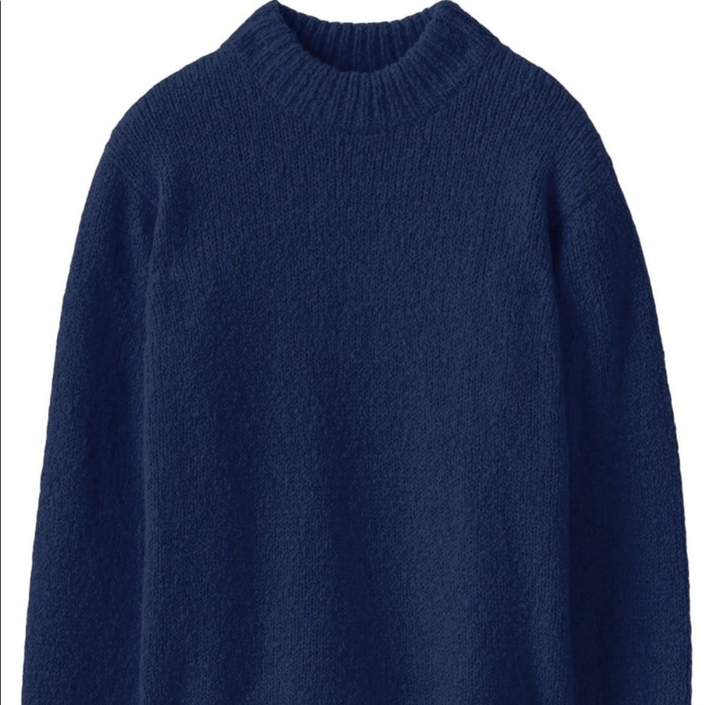 Tibi navy Cozette Alpaca Easy Pullover